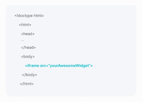 Paste the code into your website's HTML. Works on WordPress, Shopify, Wix, and any platform.